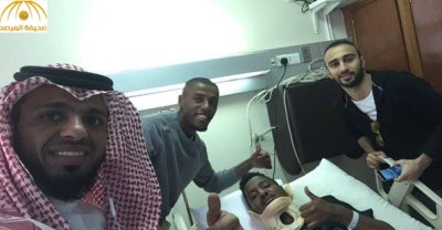 بالفيديو : أول ظهور للاعب سعود حمود بعد الحادث المروع