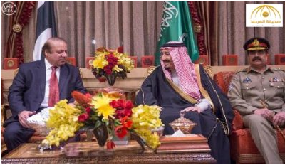 بالصور.. خادم الحرمين يلتقي رئيس الوزراء الباكستاني في الرياض
