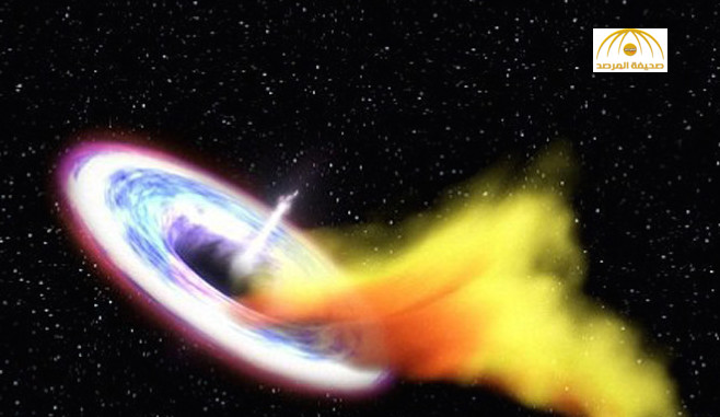 تلسكوب روسي يصور إطلاق حزمة من المادة من أكبر ثقب أسود