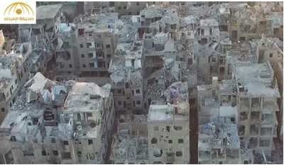 شاهد: ‘حيّ الدّخانيّة‘ شرق دمشق .. من حيّ اقتصادي إلى دمار شامل!