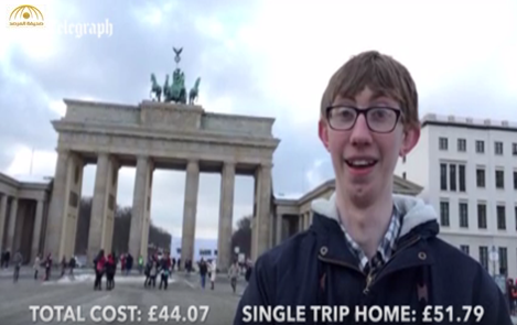 بالفيديو: يسافر بين مدينتين بريطانيتين عبر برلين ليوفر 15 دولاراً
