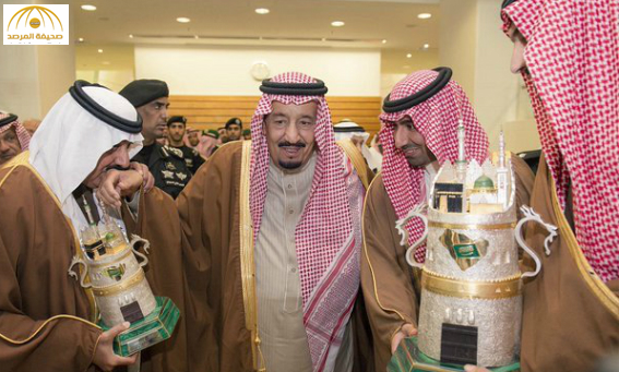بالصور:خادم الحرمين يرعى سباق الخيل على كأس الملك عبدالعزيز
