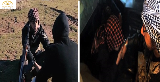 بالفيديو والصور:صبي "داعشي" يقبل يد والده قبل تفجير نفسه
