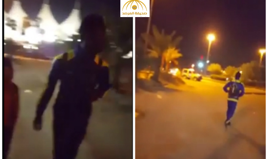 شاهد:مقطع فيديو يسخر من خروج المحترف "مايغا" بين شوطي مباراة الأهلي!