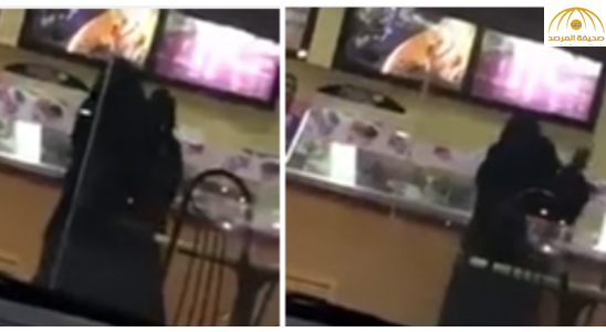 بالفيديو:مشاجرة بين سيدتين بأحد المحال التجارية في حائل