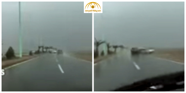بالفيديو: شاهد..لحظة وقوع حادث تصادم على طريق مكة -خليص
