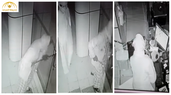 بالفيديو : لحظة سرقة شابين مطعم شهير بعزيزية الرياض