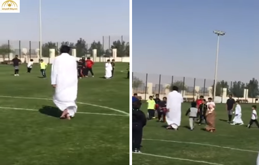بالفيديو:أمير قطر يشارك التلاميذ لعب الكرة في اليوم الرياضي