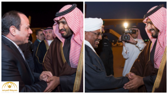بالصور:محمد بن سلمان يستقبل قادة الدول العربية والإسلامية بحفر الباطن