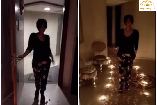 بالفيديو:شمس تحتفل بعيد ميلادها بطريقة اثارت استغراب جمهورها