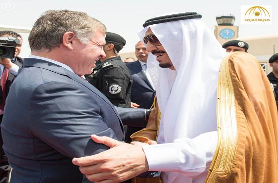 بالصور:ملك الأردن يصل إلى الرياض في زيارة للمملكة