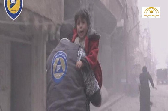 بالفيديو: مجزرة  يرتكبها طيران الإرهابي  "بشار الأسد"على حلب ودوما
