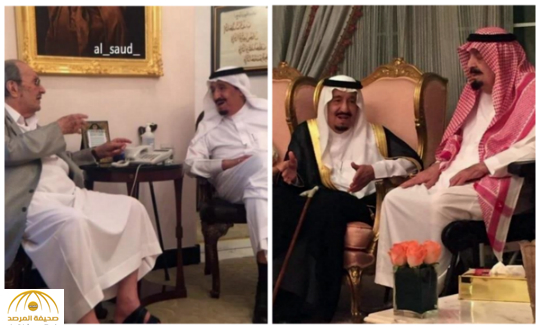 بالصور:الملك سلمان يزور أخويه "مشعل بن عبدالعزيز" و "طلال بن عبدالعزيز"