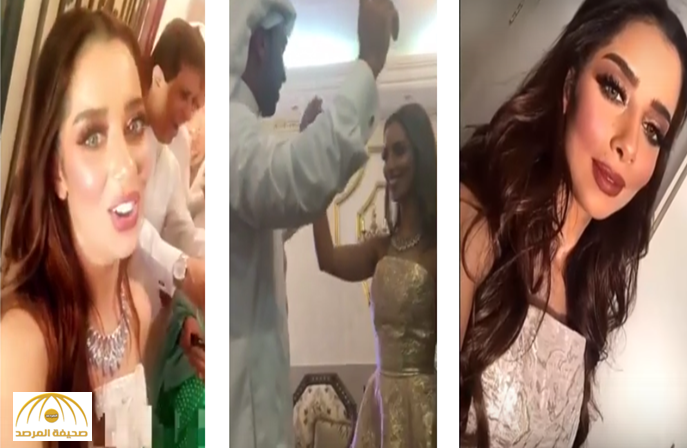 بالفيديو والصور:بلقيس ترقص مع زوجها في زفة يمنية بعد "عقد قرانها"
