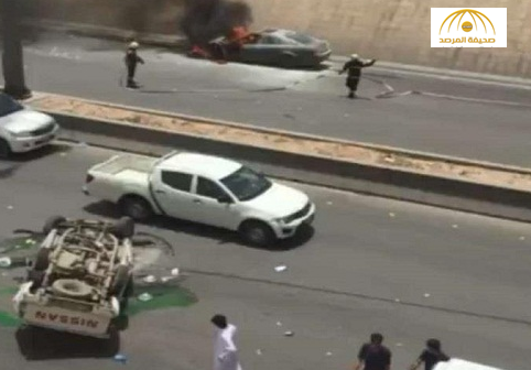 بالفيديو : كشف ملابسات الحادث الجماعي الذي وقع على طريق الملك فهد قبل أيام