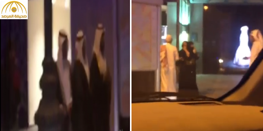 بالفيديو : شُبان يلاحقون فتاتين..واستعراض بـ"البشوت" في أحد شوارع الرياض
