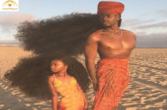 بالصور:أب وابنته يثيران ضجة بسبب “تسريحة الشعر”!