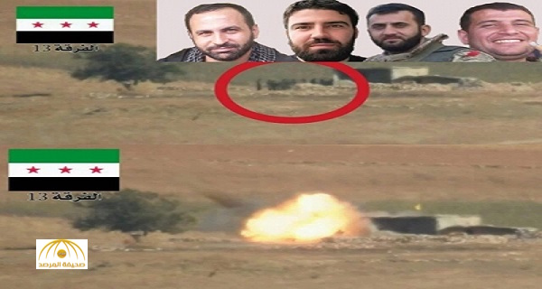 شاهد: استهداف تجمع لجنود حزب الله بصاروخ تاو على جبهة خان طومان