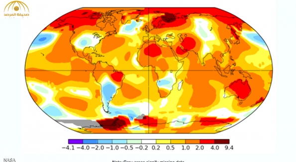 ناسا: مايو 2016 الأشد حرارة منذ 130 عاما