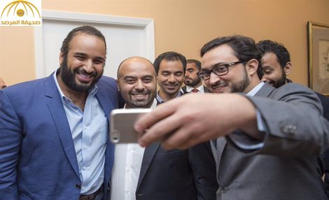 بالصور: محمد بن سلمان يجتمع مع  عدد من رؤساء الشركات الأمريكية  ويلتقط سيلفي" مع سعوديين