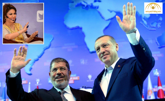 شاهد..فجر السعيد تزغرد وتصرخ: مصير مرسي ينتظرك يا أردوغان