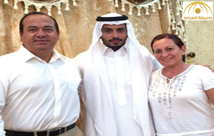 أمريكي وزوجته يشاركان في زفاف مبتعث سعودي كان يسكن بمنزلهما