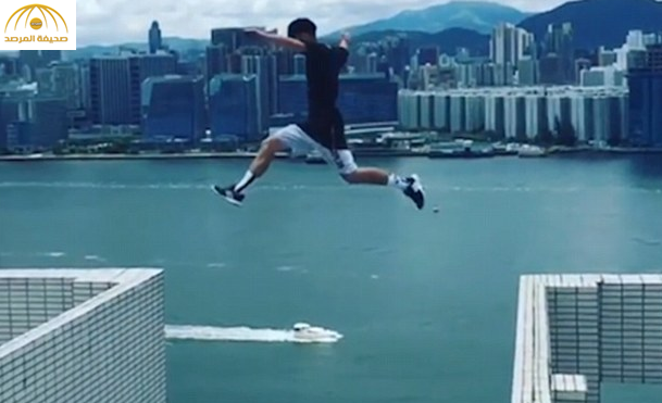 بالفيديو: مغامر بريطاني  يقفز من أعلى ناطحة سحاب في هونج كونج