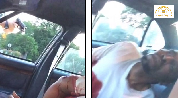 بالفيديو: شاهد..امرأة أمريكية تبث لحظة  إطلاق شرطي النار على صديقها الأسود