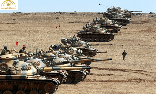 دبابات الجيش التركي تدخل الأراضي السورية