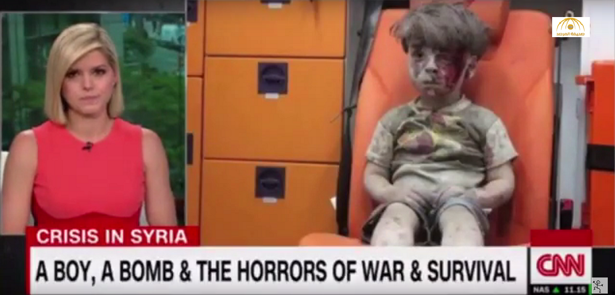 بالفيديو: مذيعة قناة "CNN" الأمريكية تبكي على الهواء بسبب الطفل السوري عمران