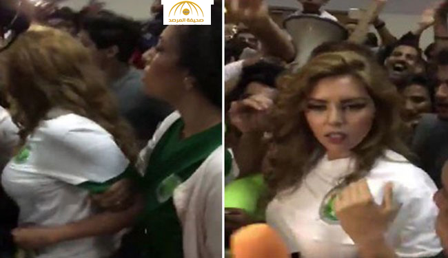 بالفيديو : لحظة تعرض المذيعة سارة عبد العزيز للتحرش من الجمهور