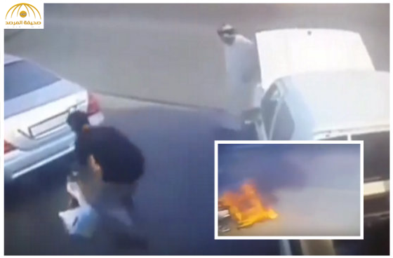 فيديو: حرق سيارة متوقفة أمام منزل بجدة وصاحبها يرصد مكافأة لمن يدل على الجناة