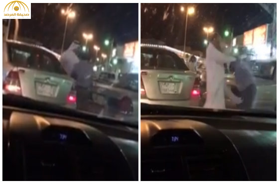 بالفيديو:خلاف  بين مصري وسعودي على موقف سيارة يتحول إلى مصارعة حرة