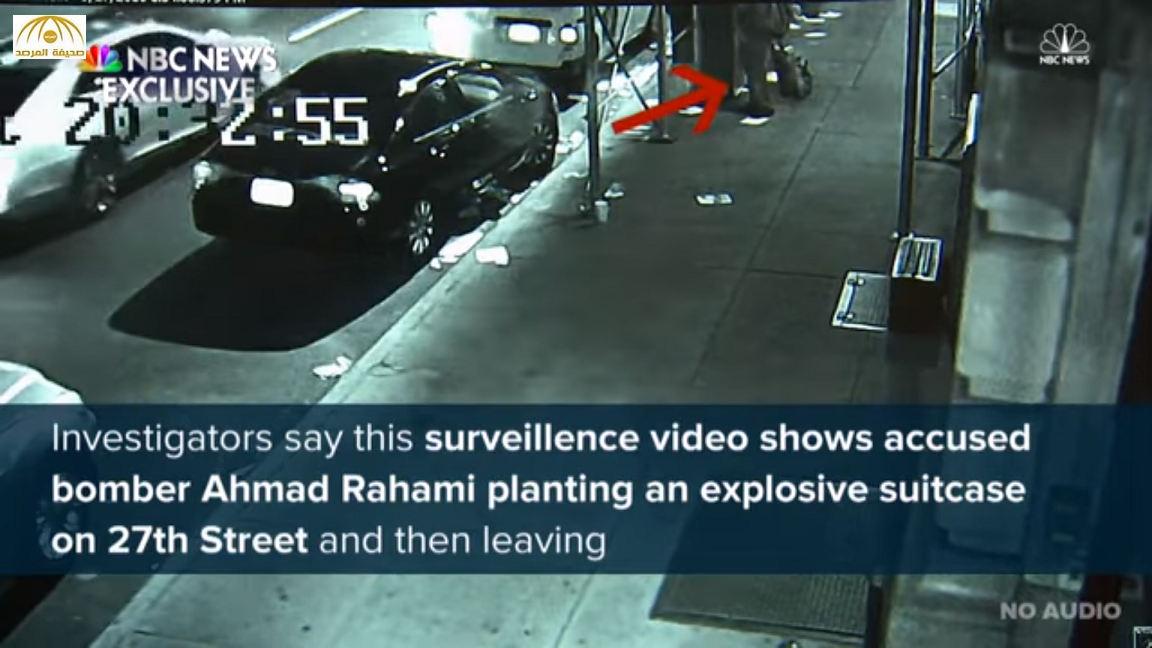 شاهد: فيديو جديد لمفجّر نيويورك "أحمد خان" أثناء وضع حقيبة القنابل في الشارع