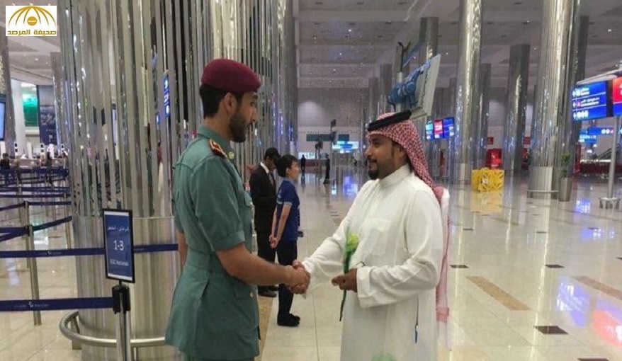 صور استقبال موظفي مطار دبي للسعوديين تثير إعجاب رواد مواقع التواصل الاجتماعي