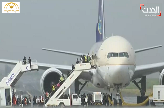 الخطوط السعودية توضح  أسباب  تطويق الشرطة الفلبينية لطائرتها في مطار مانيلا-فيديو