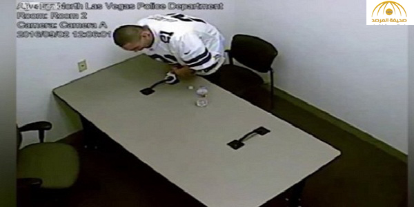 بالفيديو : لحظة هروب قاتل من السجن بعد أن كسر قيوده