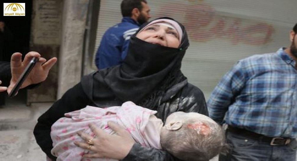 صور مروعة لقصف الأسد والقوات الروسية على أهل حلب أمس