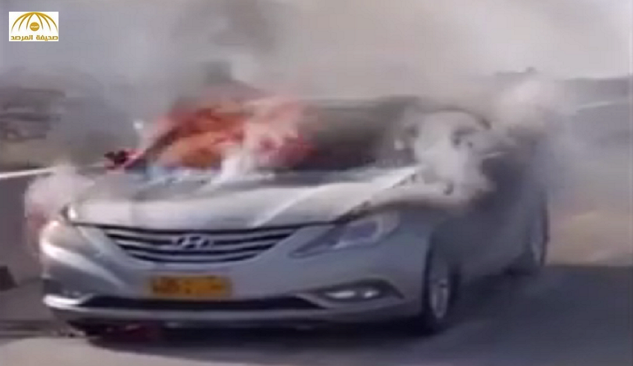 بالفيديو: عماني يوثق احتراق سيارة ويسأل صاحبها: ما هو شعورك؟!!