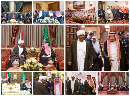 بالصور :خادم الحرمين الشريفين يستقبل رئيس جمهورية السودان في قصره بالرياض و يعقد معه جلسة مباحثات رسمية