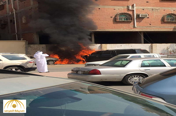 القبض على 4 طلاب متهمين بحرق سيارة مدير مدرسة بجدة