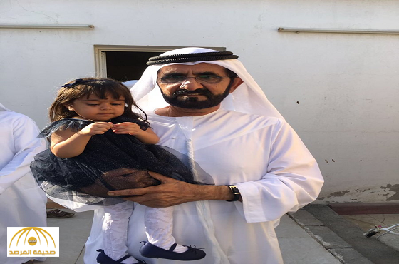 بالفيديو والصور:محمد بن راشد يلتقي الطفلة "مهرة"