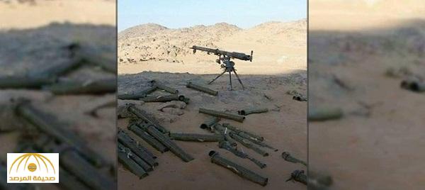 بالصور .. شاهد الأسلحة التي أستولى عليها الجيش اليمني من الانقلابيين بالبقع
