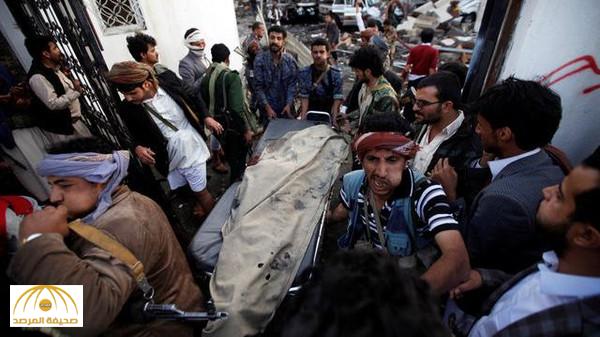 قوات التحالف تكشف الحقيقة حول حدوث انفجار ضخم وقع داخل صالة عزاء بصنعاء ومقتل العشرات
