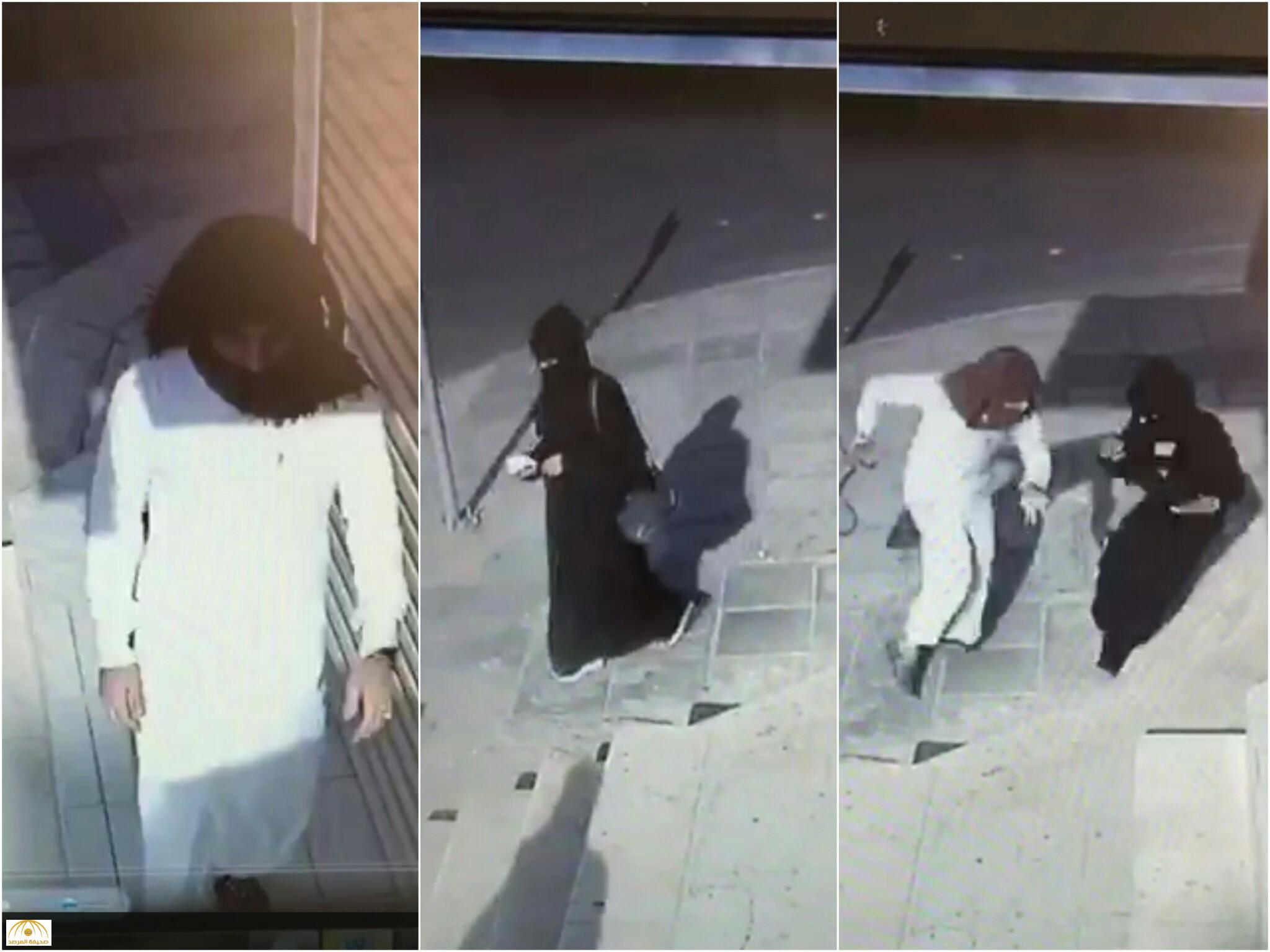 فيديو: مُلثَّم يهاجم امرأة سعودية في الطريق و ينتزع شنطتها و يلوذ بالفرار