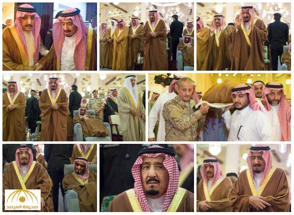 بالصور:خادم الحرمين يؤدي صلاة الميت على الأمير تركي بن عبدالعزيز