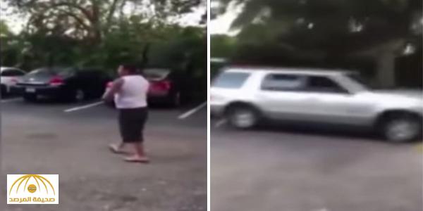 بالفيديو : حاول مساعدة شقيقه خلال مشاجرة فدهسه بالسيارة !
