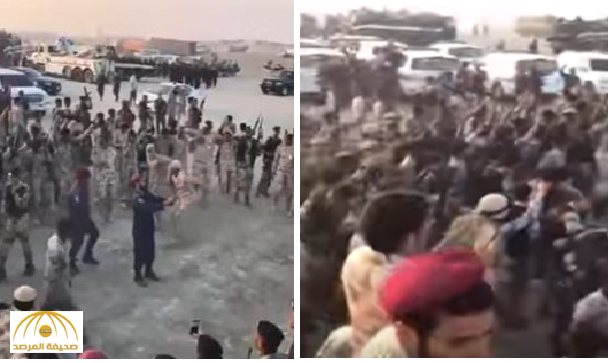 بالفيديو : رقص "العرضة" احتفاءً بحضور ولي العهد في ختام تمرين أمن الخليج