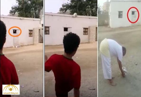 بالفيديو: على غرار والده المسن.. الابن ينجح في تسديد الكرة من مسافة بعيدة ويصيب الهدف