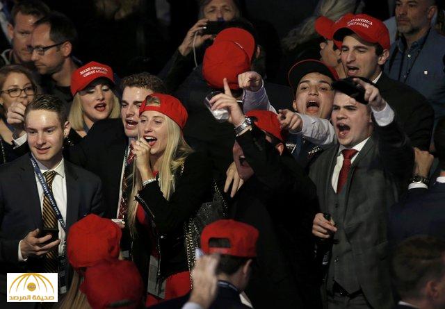 Trump supporters celebrate as election returns come in at Republican U.S. presidential nominee Donald Trump's election night rally in Manhattan, New York, U.S., November 8, 2016. REUTERS/Mike Segar